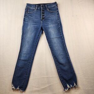 Abercrombie & Fitch Womens Size 26 / 2S Simone High Rise Ankle Jeans Button Fly